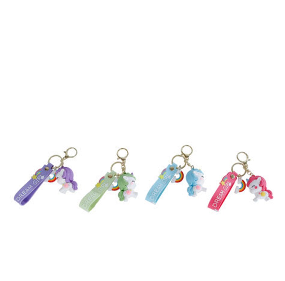 Kleine Mitbringsel für Kinder - Pocket Money Unicorn Figure Key Ring - assorted - 621724