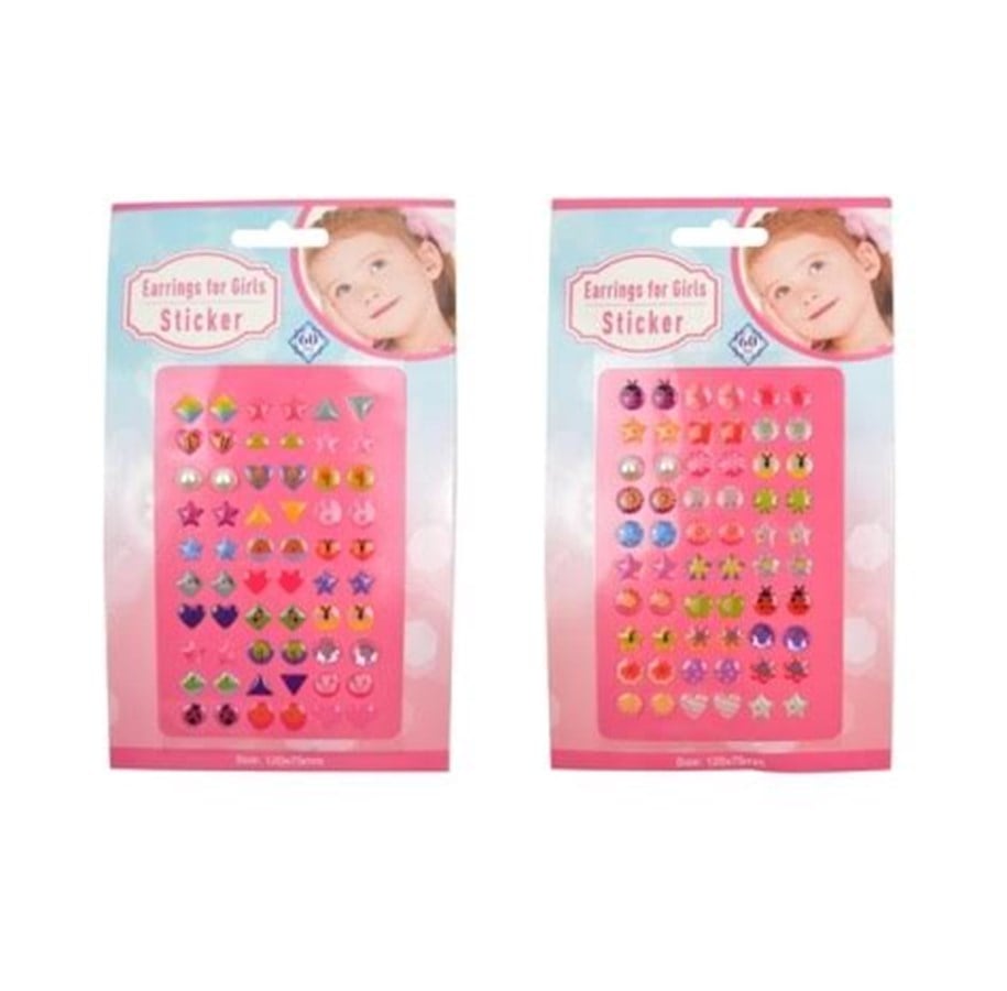 Kleine Mitbringsel für Kinder - Pocket Money Earring Stickers - assorted - 640115
