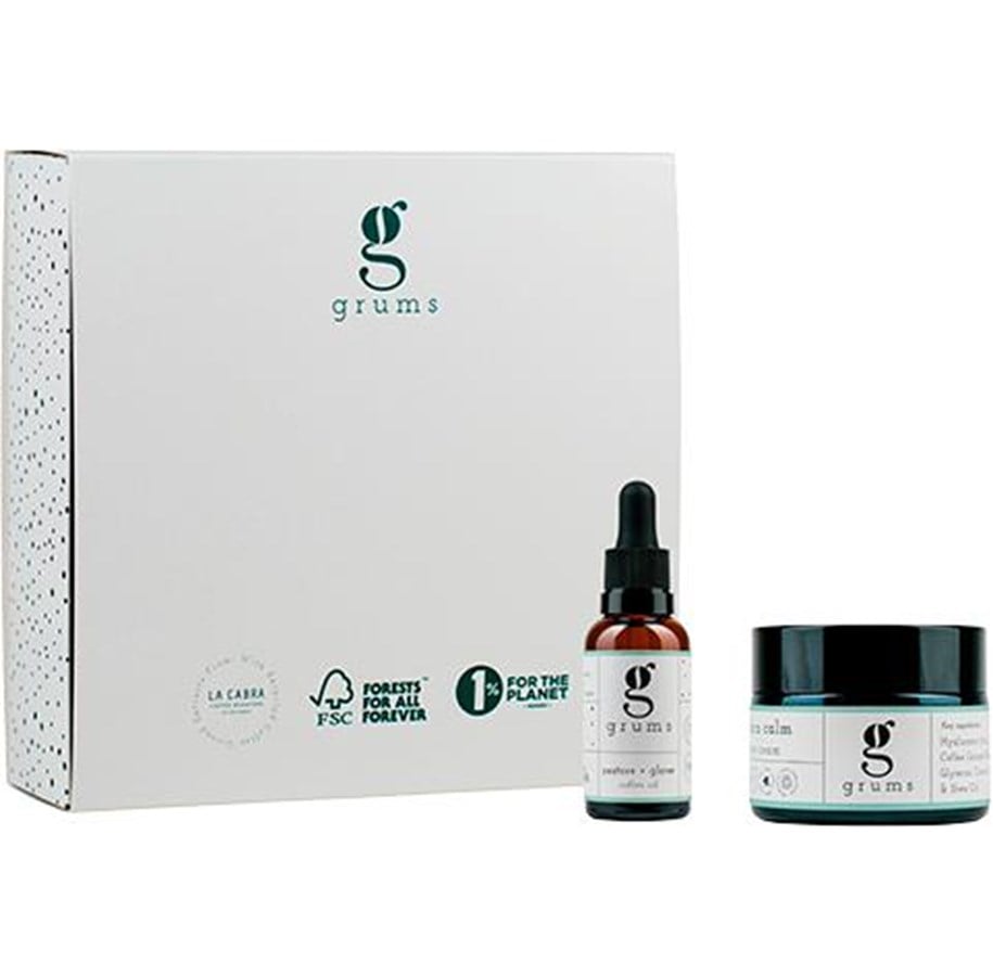 Geschenkbox - Grums The Hydra Glow Kit (face cream + face oil) - GR-GB-06