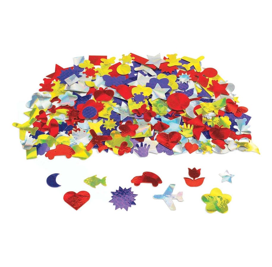 Kunst & Handwerk Ausstattung - Colorations - Shiny Shapes Set - 2000 pcs. - SPARKY