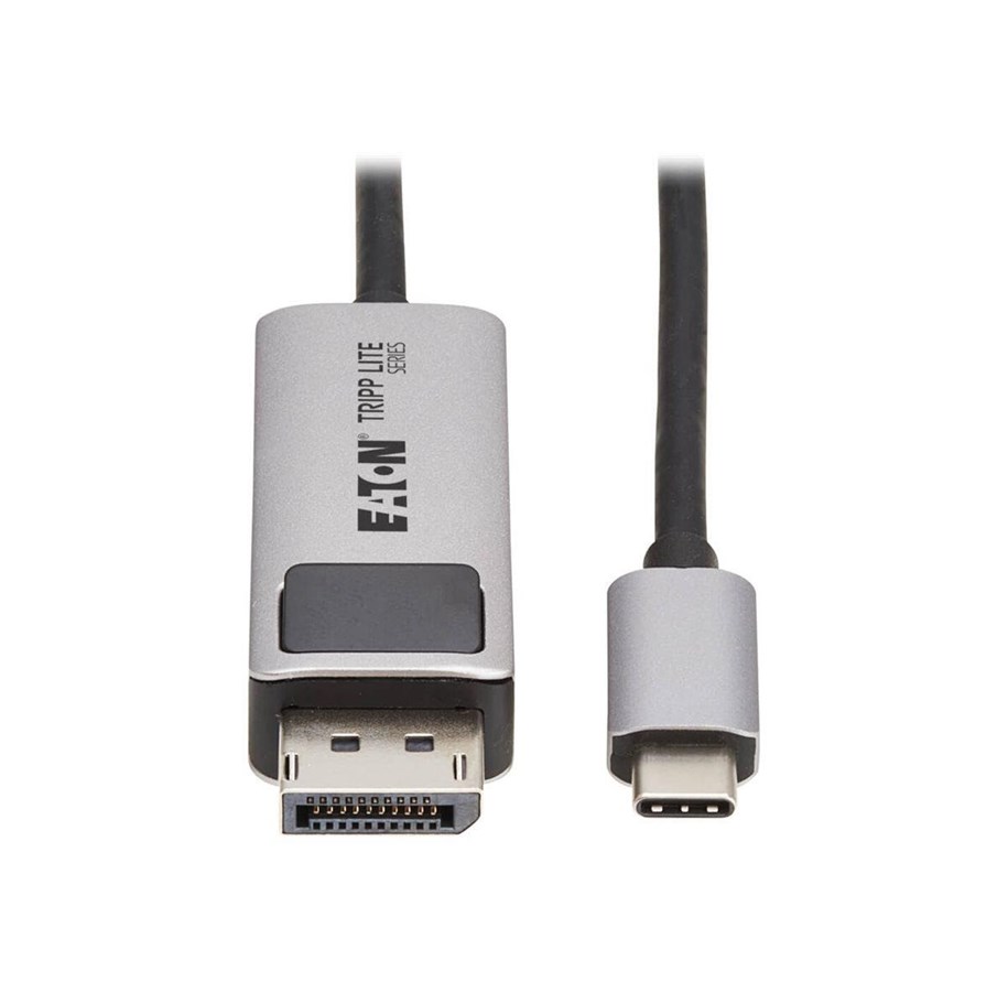 Display Kabel - Eaton Tripp Lite Series USB-C to DisplayPort Active Adapter Cable M/M 8K 60Hz 4K 144Hz HDR 4:4:4 HDCP 2.3 Black 3ft - U444-003-DP8K6