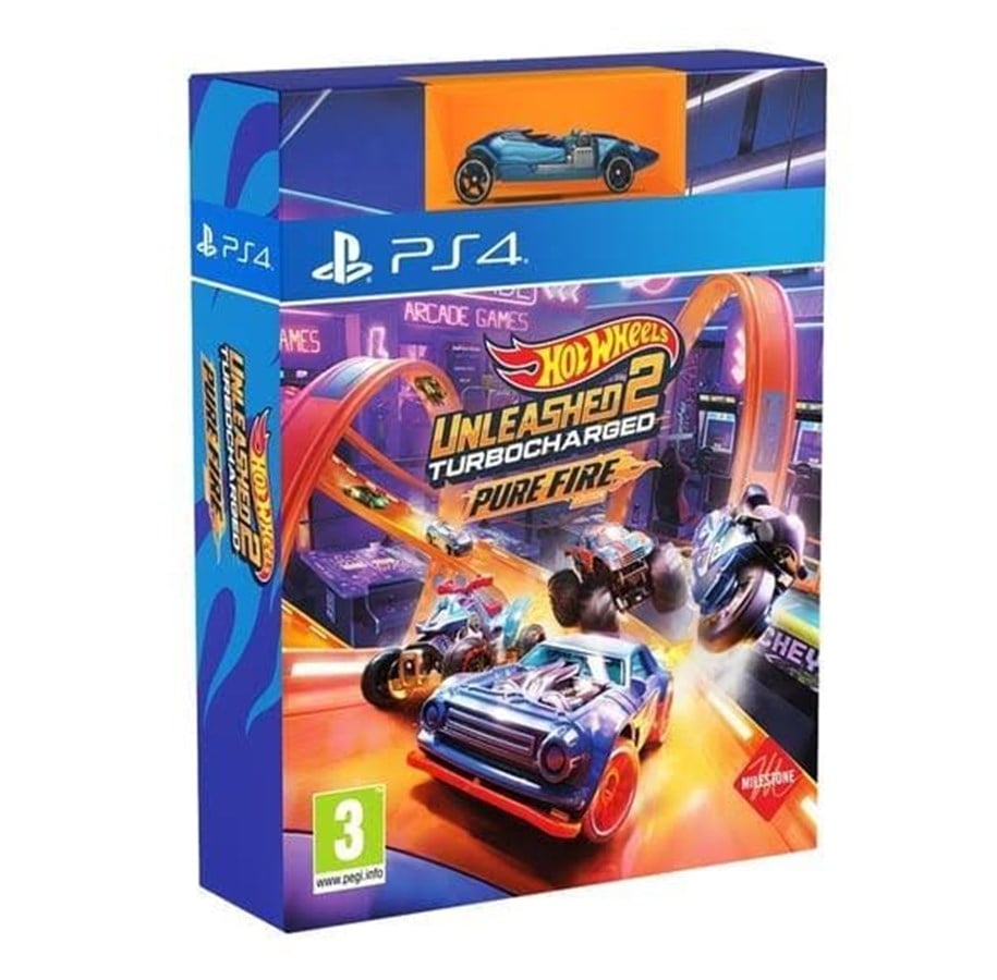 Spiele - Hot Wheels Unleashed 2: Turbocharged (Pure Fire Edition) - Sony PlayStation 4 - Rennspiel - PEGI 3 - 8057168508086
