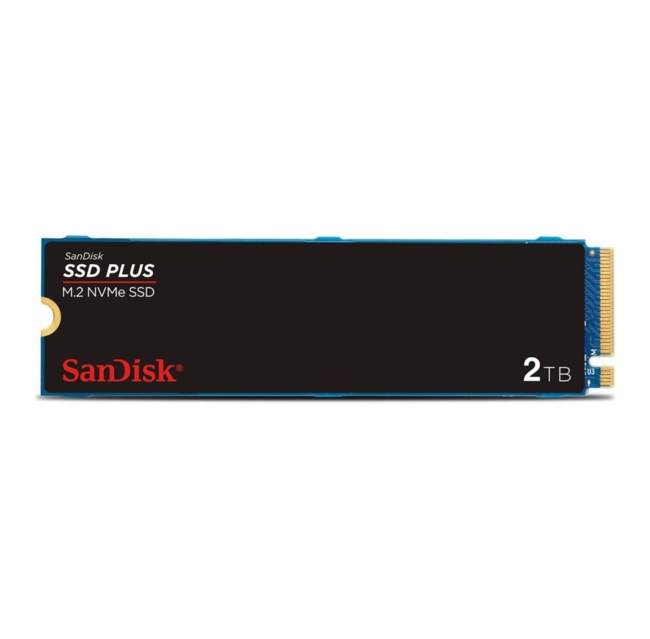 SSD - SANDISK SSD PLUS - 2TB - PCIe 3.0 - M.2 2280 - SDSSDA3N-2T00-G26