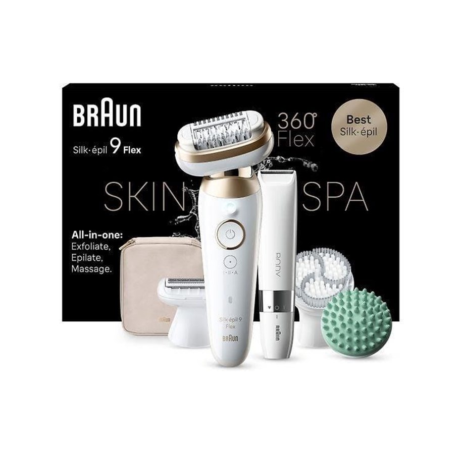 Epilierer - Braun Epilierer Silk-épil 9 Flex SkinSpa 9-481 3D epilator Wet & Dry - 7500435225267