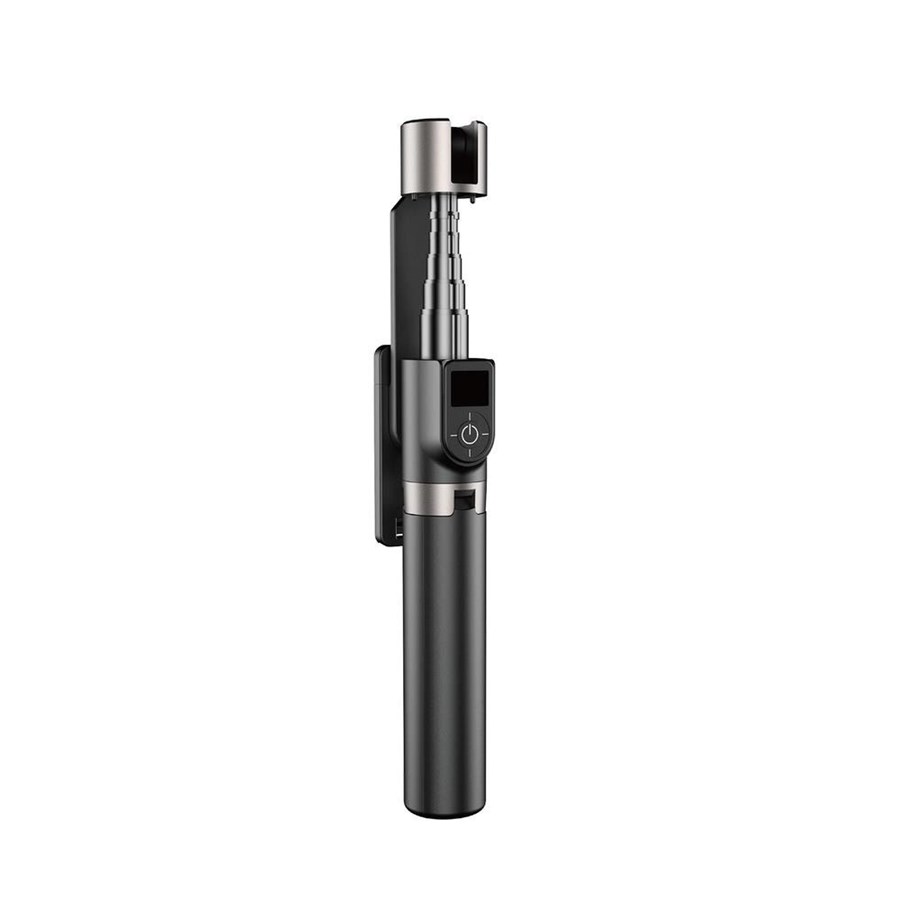 Handys - Anderes Zubehör - Dudao Selfie stick / telescopic pole with tripod  F18B - black - 6973687248338