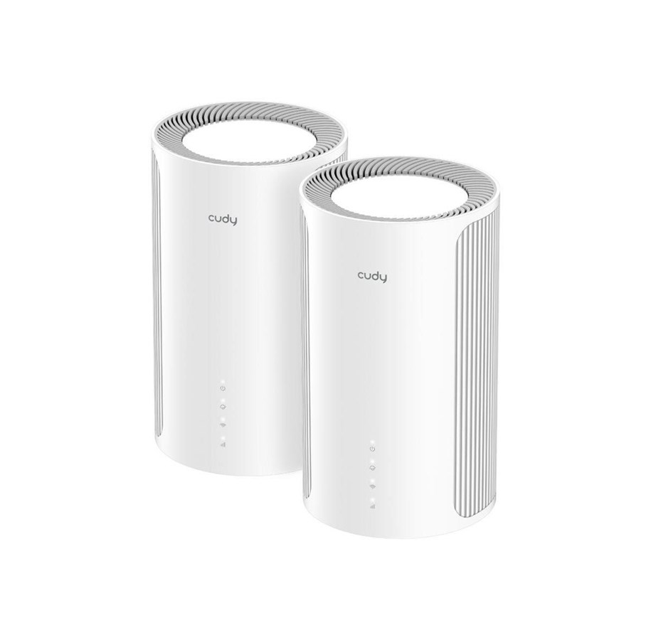 Wlan Router - Cudy M11000 - 1.0 - Wi-Fi system - Wi-Fi 7 - desktop - Mesh router 802.11a/b/g/n/ac/ax/be (Wi-Fi 7) - M11000(2-Pack)
