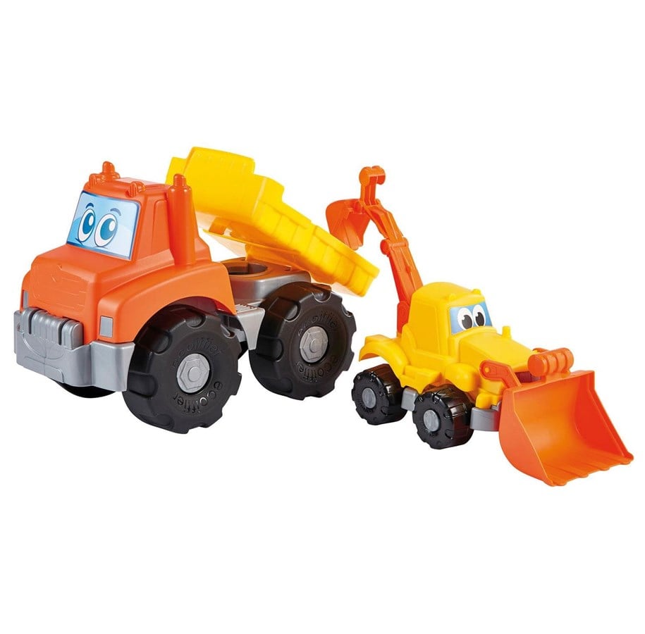 Spielzeugauto - Ecoiffier - Dump Truck and Excavator - 3280250004929