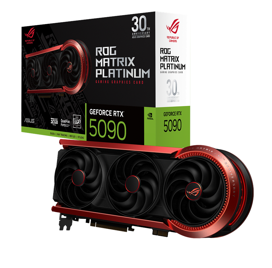 Grafikkarte - ASUS GeForce RTX 5090 ROG MATRIX Platinum - 32GB GDDR7 RAM - Grafikkarte - 90YV0NF2-M0NM00