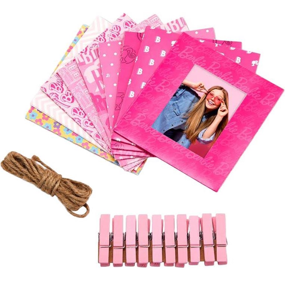 Fotoalbum & Archivierung - KODAK Barbie frame squares clips and string - RODB2X3FRSQ