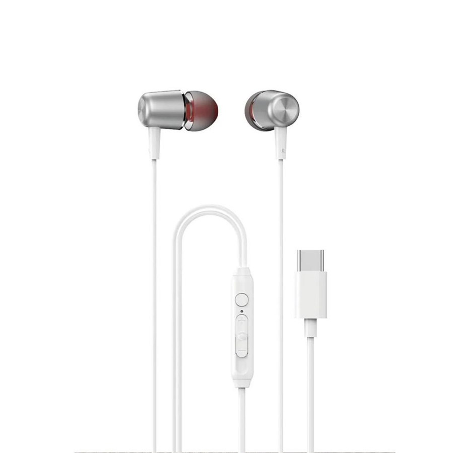 Kopfhörer/Headsets - Dudao  X1PROT In-Ear Wired USB-C Headphones 1.2m - White - 6973687247355