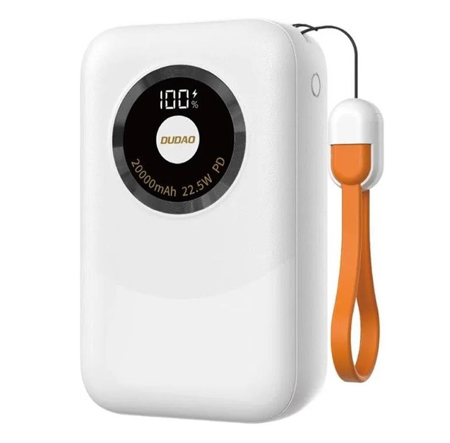Powerbank (Akku) - Dudao Powerbank K21 Mini 10000mAh 22.5W USB-A / USB-C - beige - 10000 mAh - 6976625332991