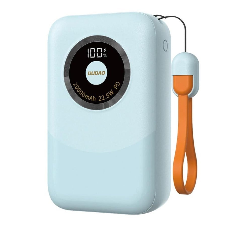 Powerbank (Akku) - Dudao Powerbank K21 Mini 10000mAh 22.5W USB-A / USB-C - blue - 10000 mAh - 6976625333424