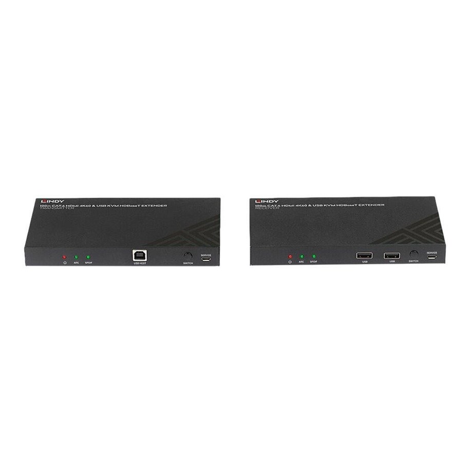 Lindy - transmitter and receiver - video/audio/infrared/serial extender ...