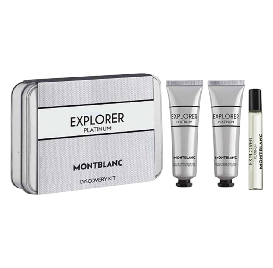 Geschenkbox - Montblanc Explorer Platinum Discovery Kit Sæt 67.5 ml - 3386460138598