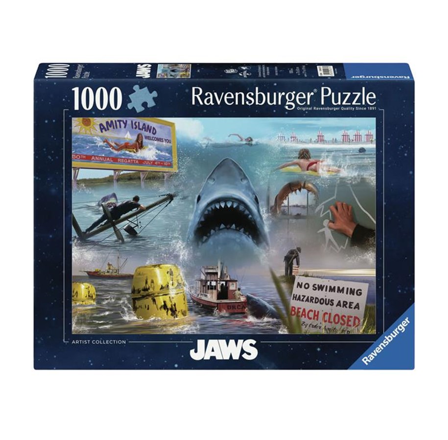 Puzzle - Ravensburger Jigsaw Puzzle Jaws 1000 pcs. Boden - 120002772