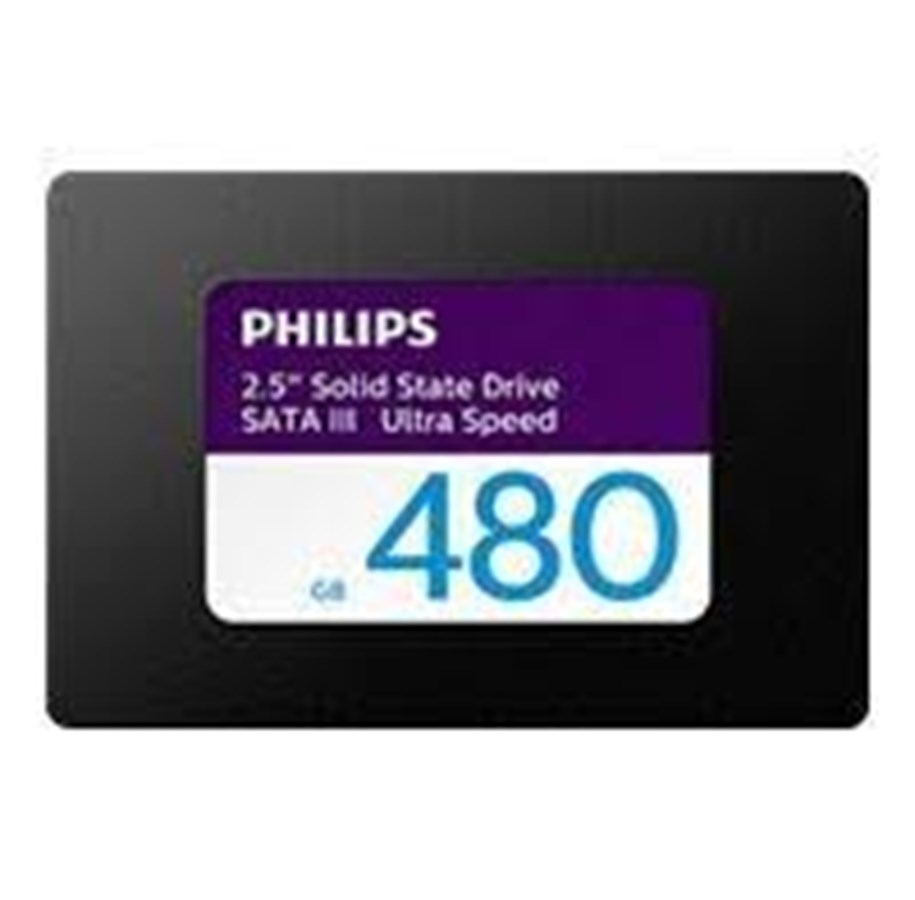 SSD - Philips SSD 480GB Ultra Speed 2.5" SATA III Internal - FM48SS130B