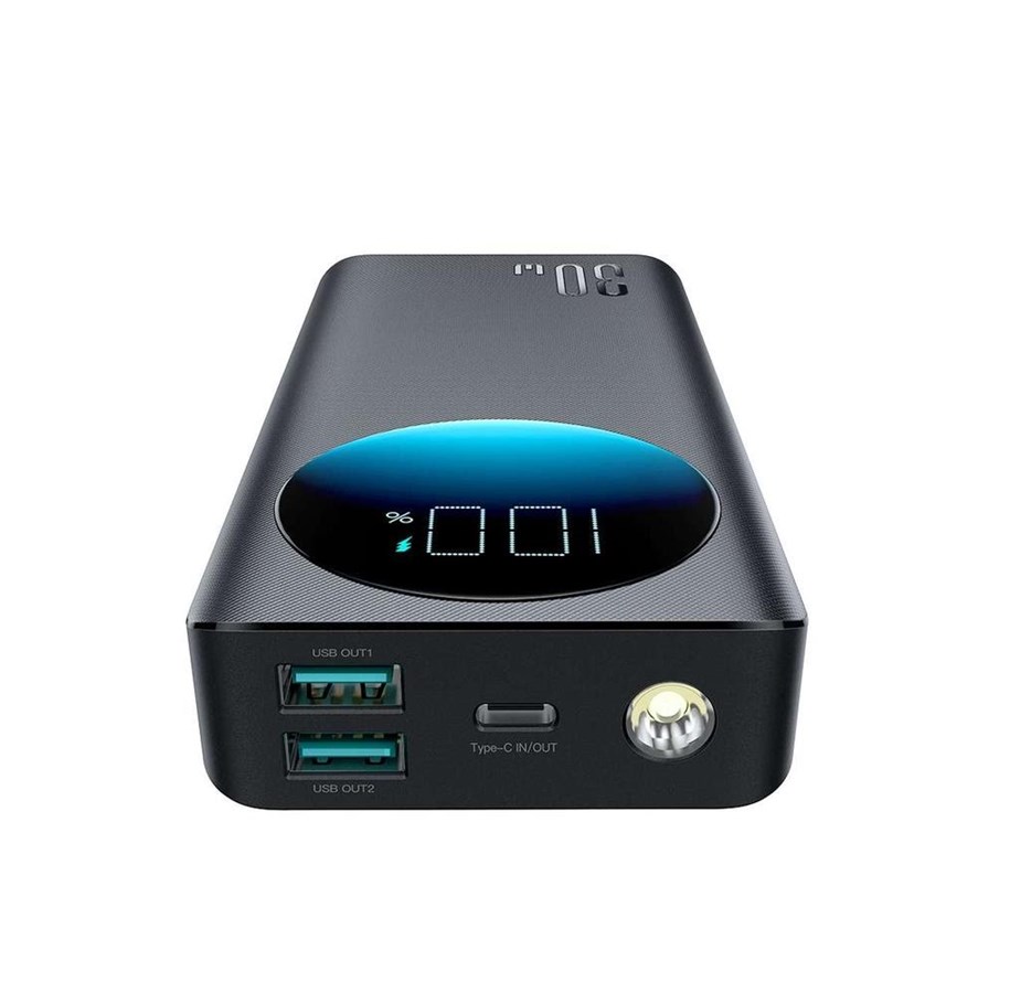 Powerbank (Akku) - Joyroom Powerbank JR-PBF02 30W 20000mAh + USB-A - USB-C cable 0.25m - black Powerbank (Akku) - schwarz - 20000 mAh - JR-PBF02 Black