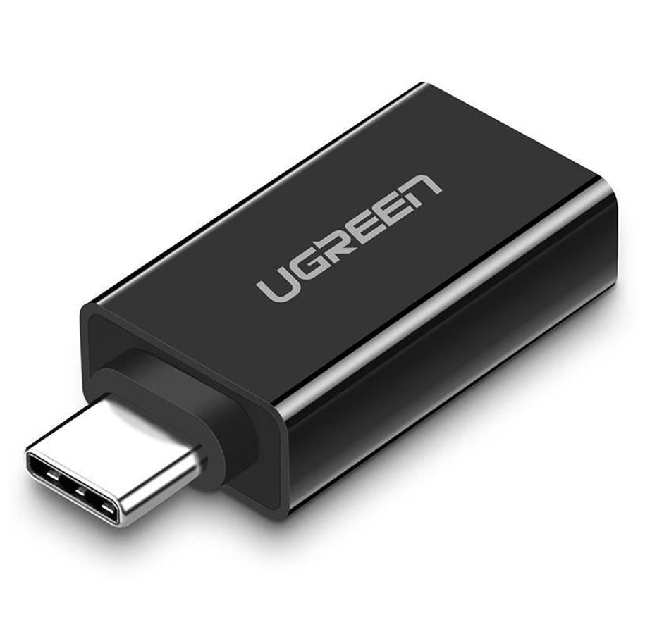 USB Kabel - UGREEN USB-C to USB 3.0 A Female Adapter Black - 20808