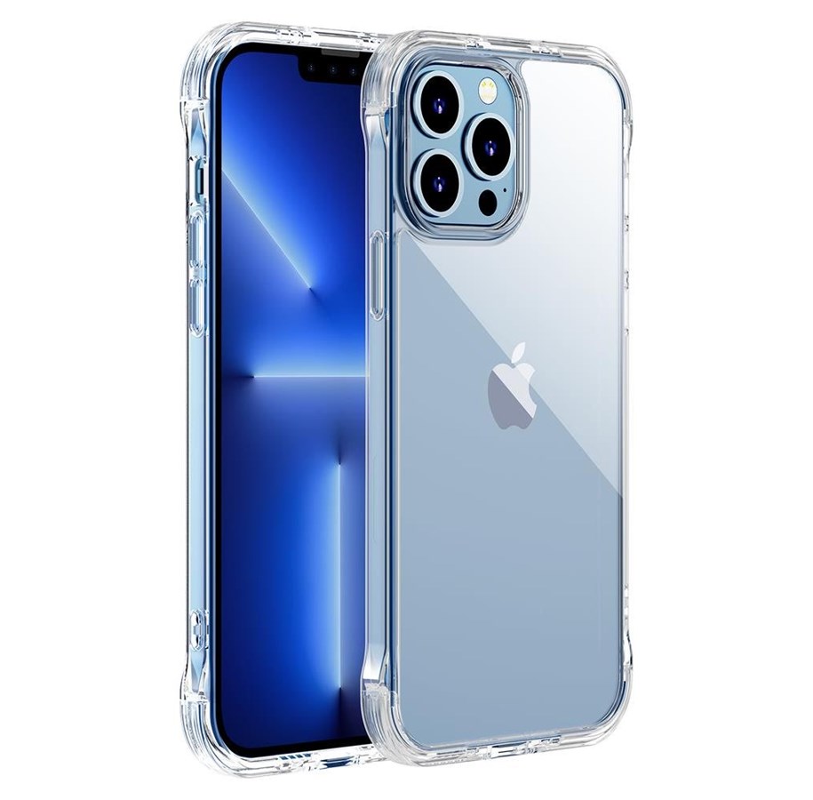 Handys - Cover & Cases - Joyroom Defender Series case for iPhone 13 rugged housing with hooks kickstand transparent (JR-BP954) - JR-BP954