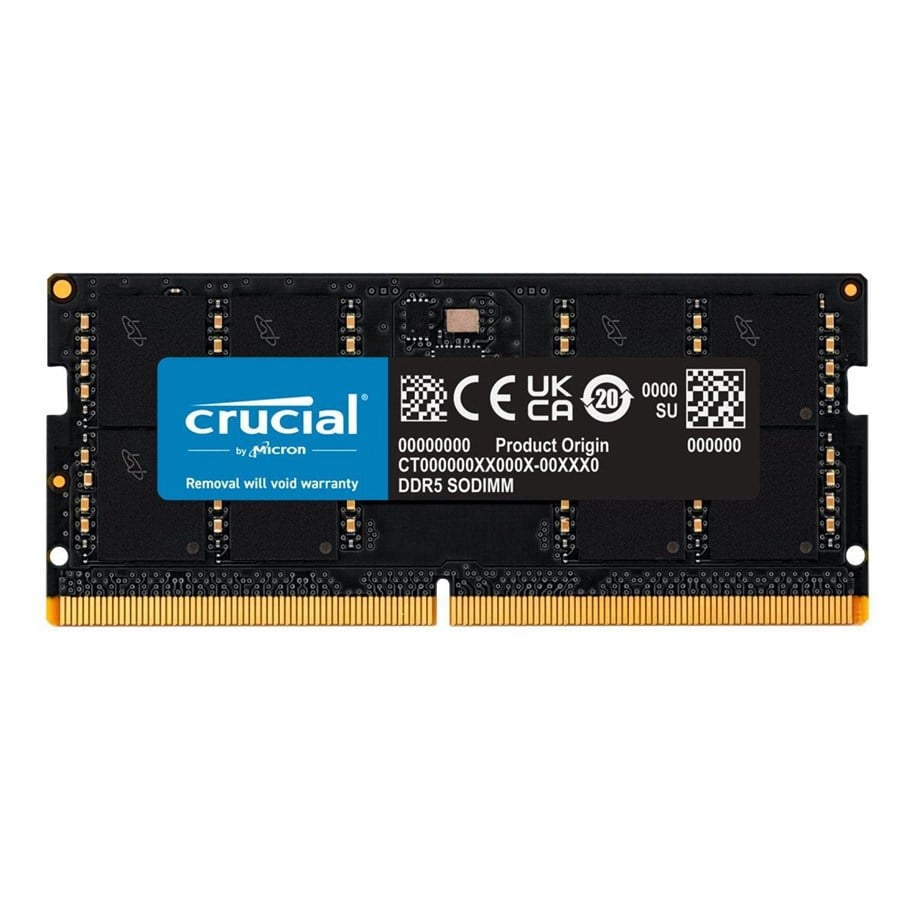 Arbeitsspeicher (RAM) - Crucial - DDR5 - module - 32 GB - SO-DIMM 262-pin - 5600 MHz / PC5-44800 - CT32G56C46S5T