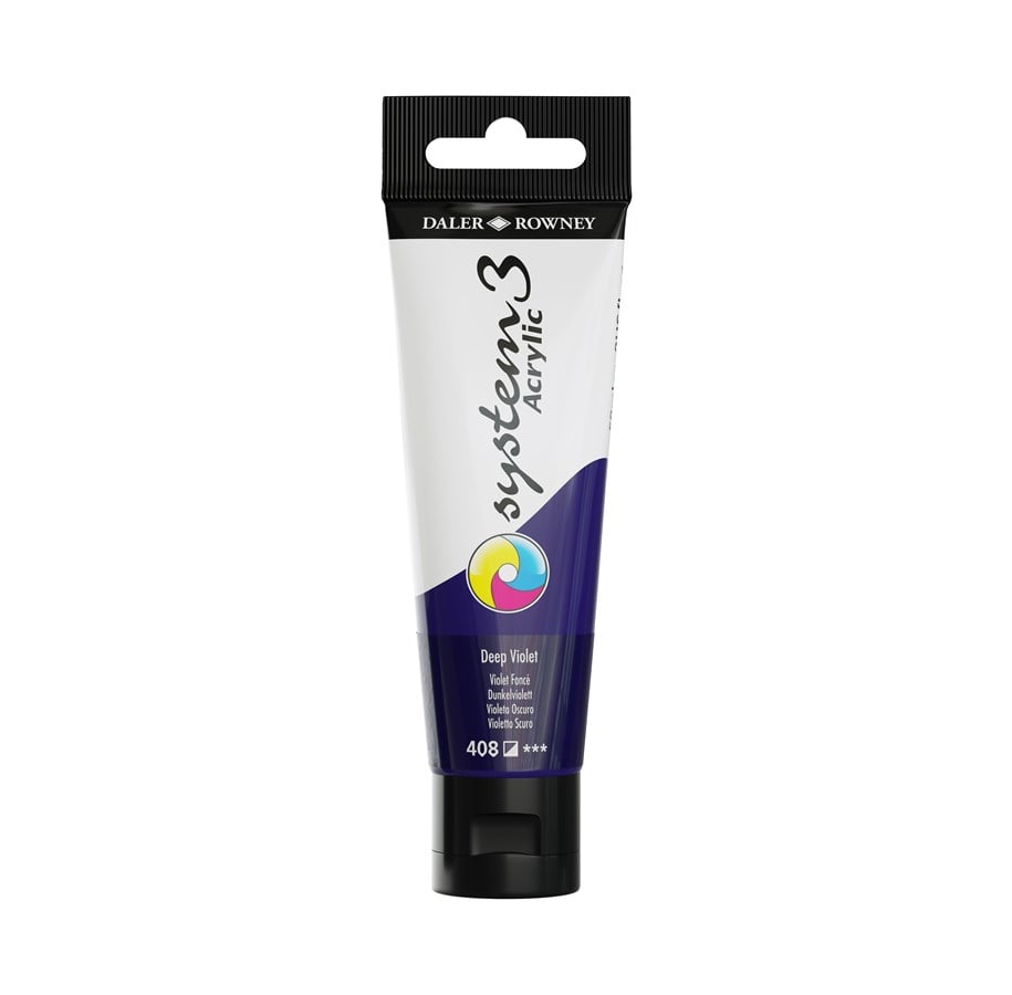 Kunst & Handwerk Ausstattung - Daler-Rowney System3 59 ml Deep Violet - 16-129059408