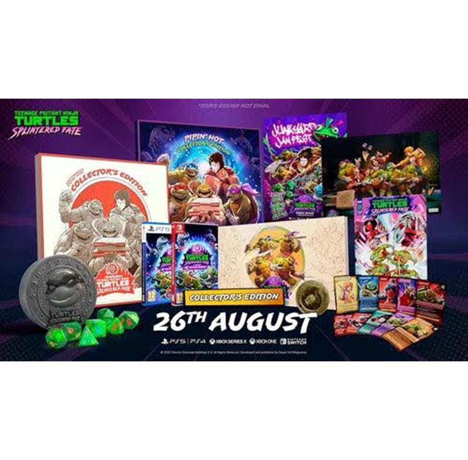 Spiele - Teenage Mutant Ninja Turtles: Splintered Fate Pipin' Hot (Collector's Edition) - Nintendo Switch - Action/Abenteuer - PEGI 12 - 5056635614896