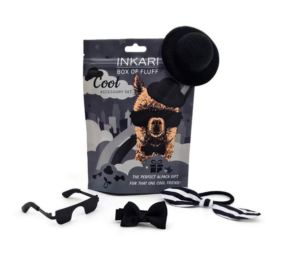 Plush - Inkari Alpacas Box of Fluff - COOL - Accessory Sets - Black - ALPACA_ACCESSORY_SET_COOL