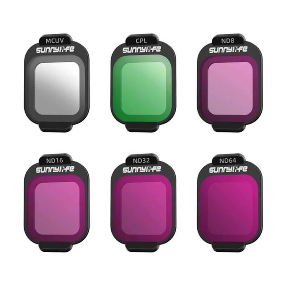 Fotofilter - Sunnylife MCUV CPL ND8 ND16 ND32 ND64 Filter Set for DJI Flip - FP-FI967
