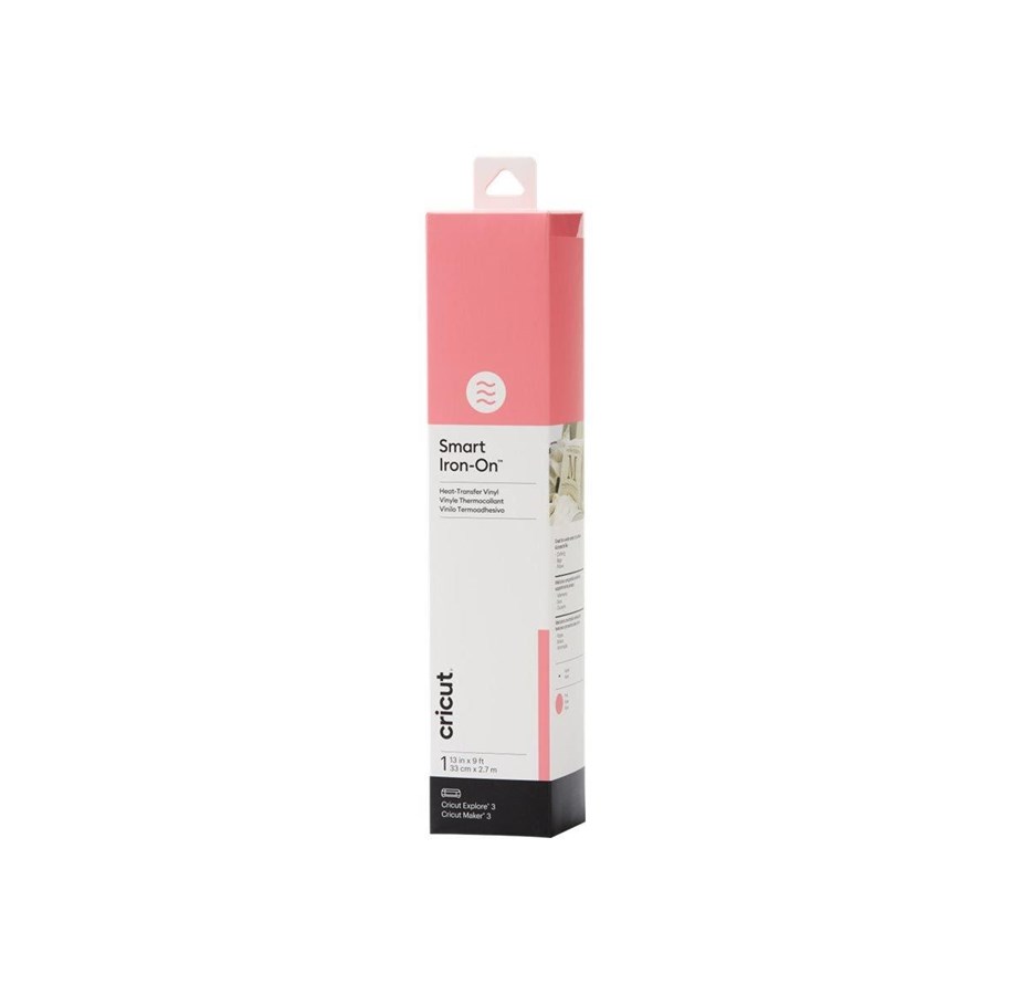 Label printer - Cricut Smart Iron-On - craft material - 33 cm x 2.7 m - pink - vinyl - 2009059