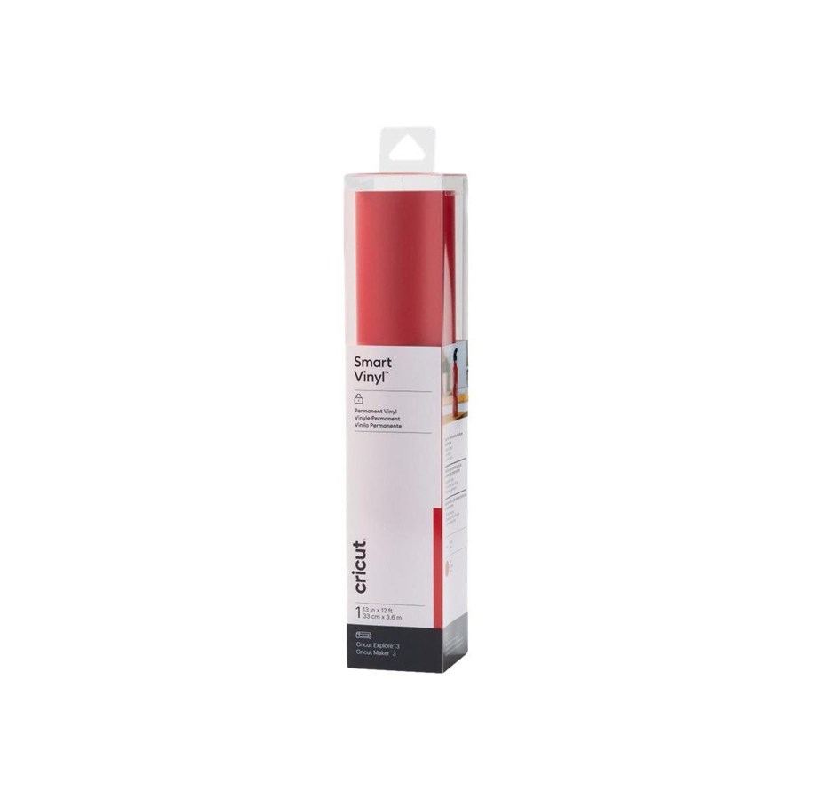 Label printer - Cricut Smart Vinyl - craft material - 33 cm x 3.6 m - red - vinyl - 2008661