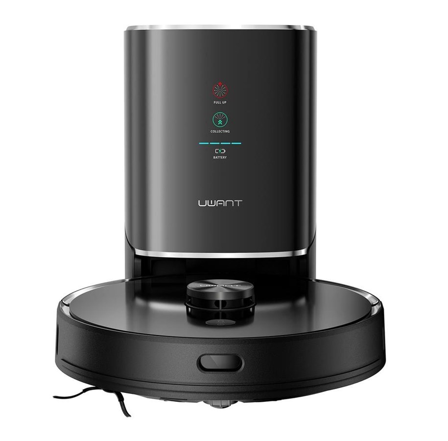 Roboter Staubsauger - UWANT Roboter Staubsauger U100 Robot Vacuum Cleaner with Mop Function + Charging/Cleaning Station - Black - U100