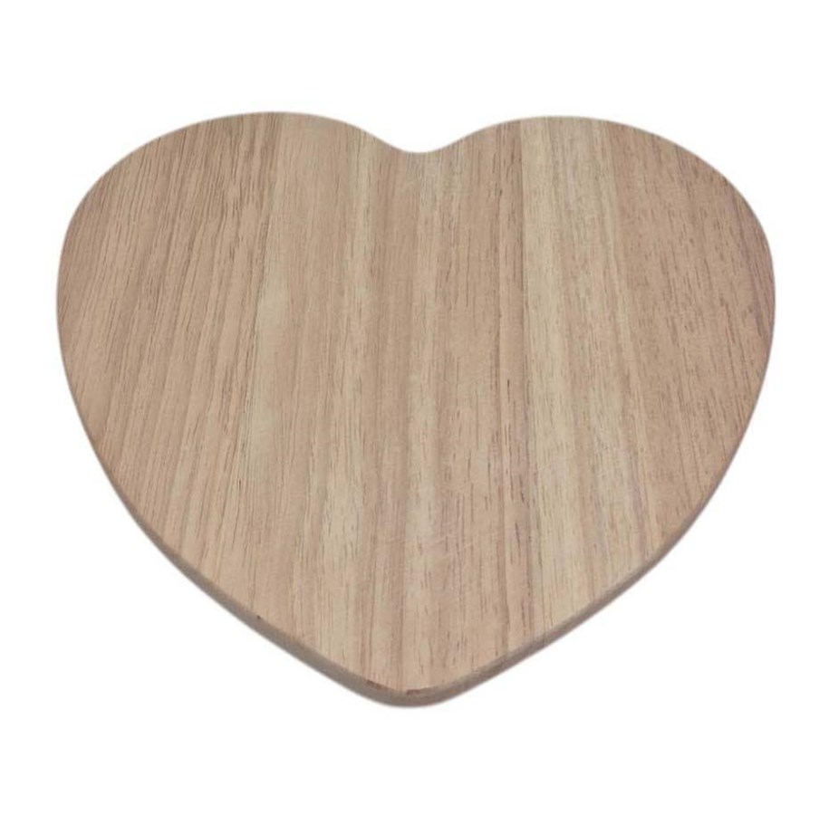 Holzspielzeug - Playwood Wooden Bread Board Heart Shape - SL257R