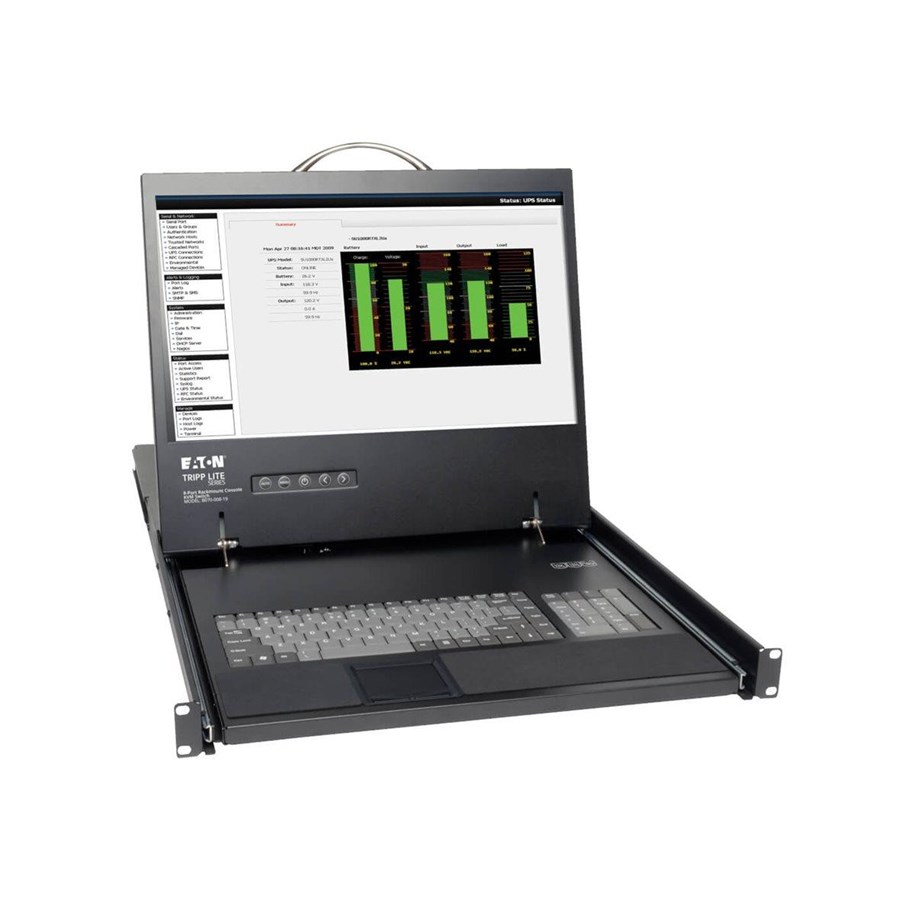 KVM Switches - Tripp Lite Eaton  Series 8-Port Rack Console Cat5 KVM Switch 1U RM 19" LCD Rackmount - B070-008-19