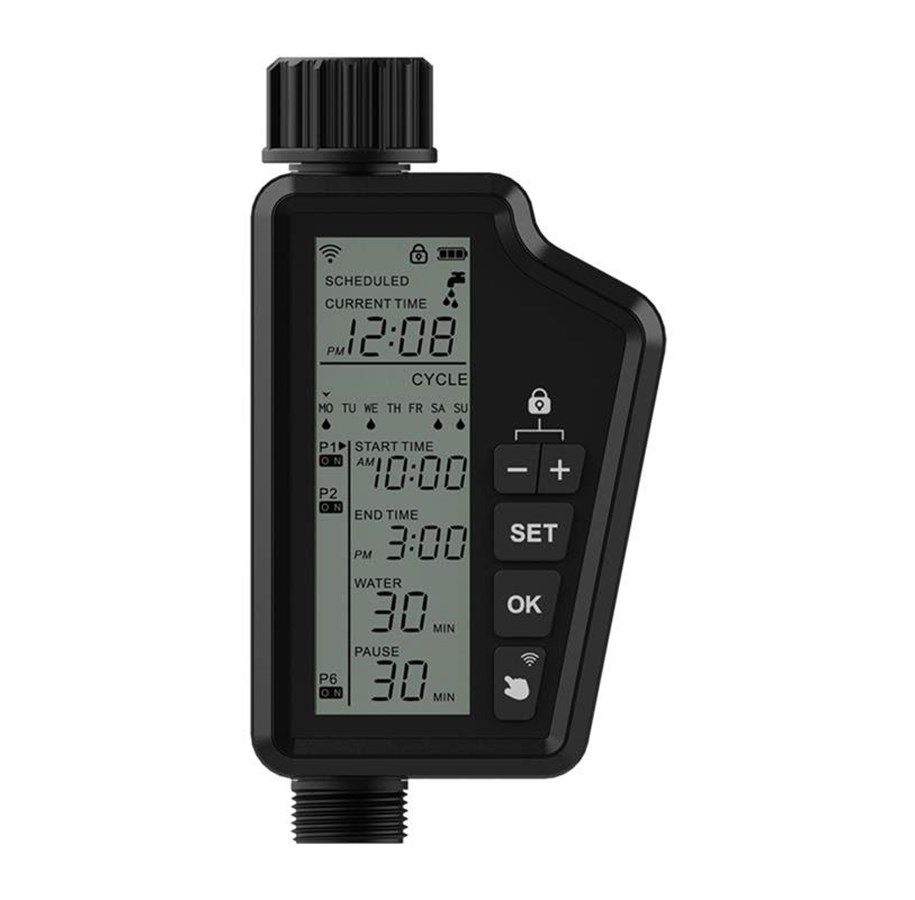 Gartenbewässerung - Avatto Smart Wi‑Fi Irrigation Controller with Large LCD Screen ‑ SWT60‑EU - SWT60-EU