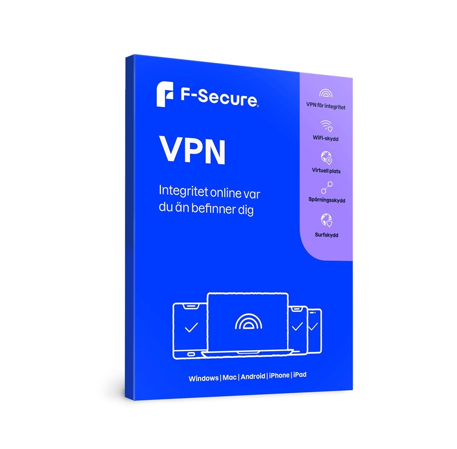 Antivirus & Sicherheit - F-Secure VPN - subscription licence (1 year) - 1 mobile device / tablet - Elektronisk - FCFFBR1N001NM