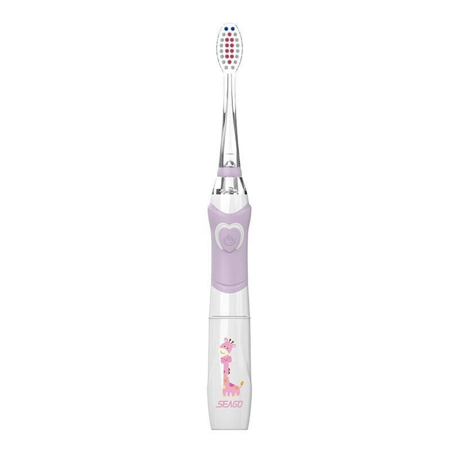 Elektrische Zahnbürsten - Seago Elektrische Zahnbürste SG-977 - Pink - SG-977 purple