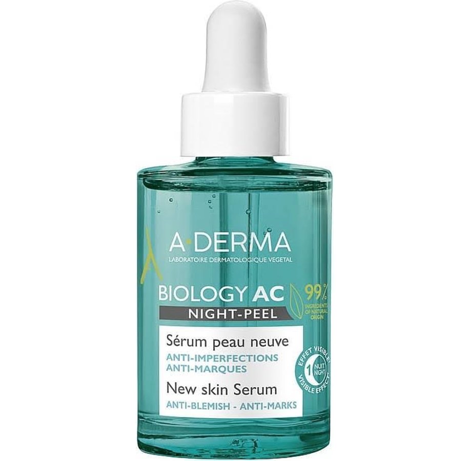 Gesichtspflege - A-Derma BIOLOGY AC Night Peel New Skin Serum 30 ml - 3282770391787