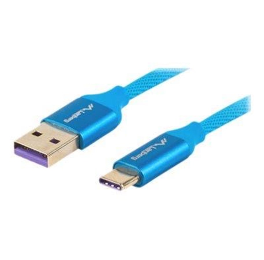 USB Kabel - Lanberg - USB-C cable - USB to USB-C - 50 cm - CA-USBO-22CU-0005-BL