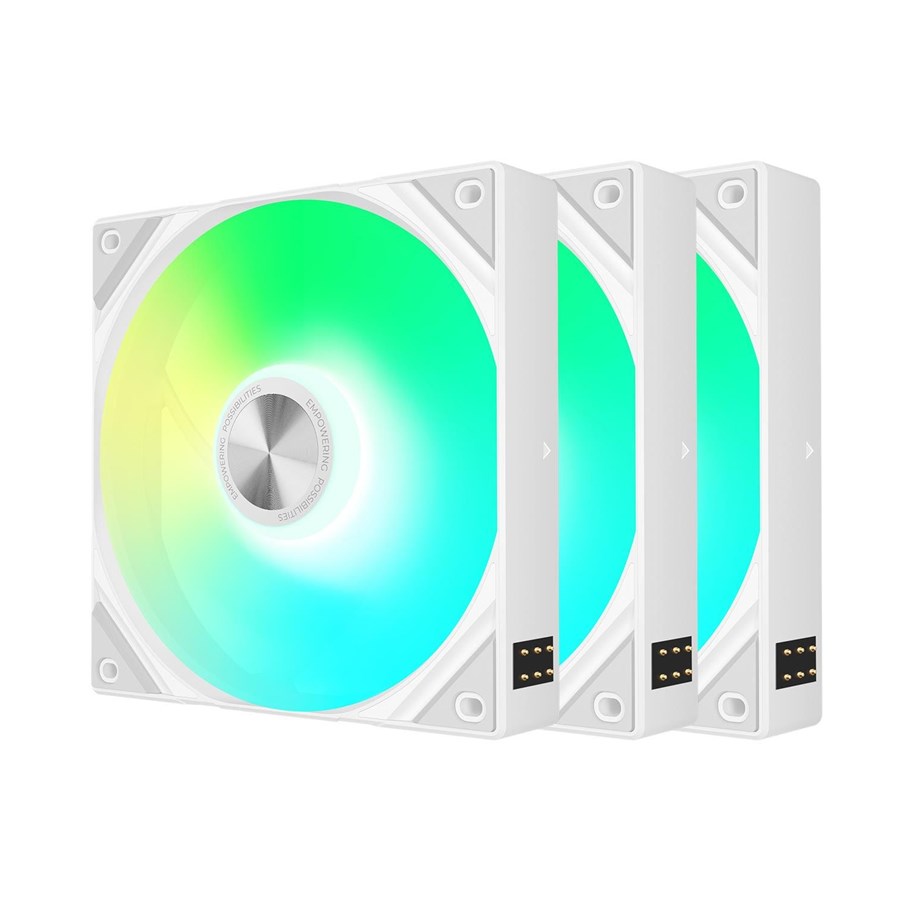 Gehäuselüfter - Tryx ROTA SL ARGB Reverse (3-pack) - Gehäuselüfter - 120mm - Weiß mit RGB LED - F-R120R-AM3M-G0W