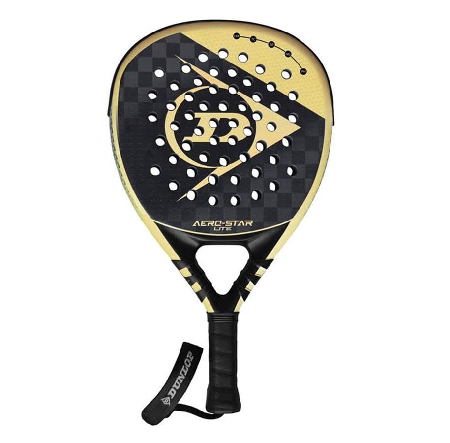 Sport & Fitness - Dunlop 23 Aerostar Lite Padelbat - DU335747IONE SIZE