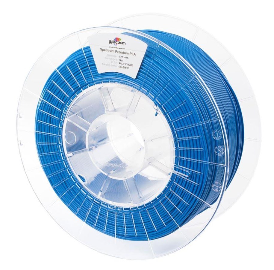 Filament - 3D Drucker - Spectrum 3D Filament / PLA Premium / ⌀ 1.75 mm / Pacific Blue / 1 kg - 80016