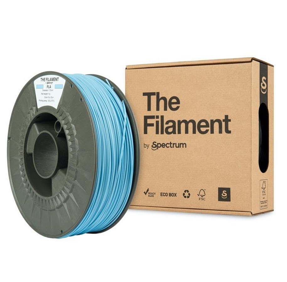 Filament - 3D Drucker - Spectrum The Filament / PLA / Sky Blue / ⌀ 1.75 mm / 1 kg - TF-24008