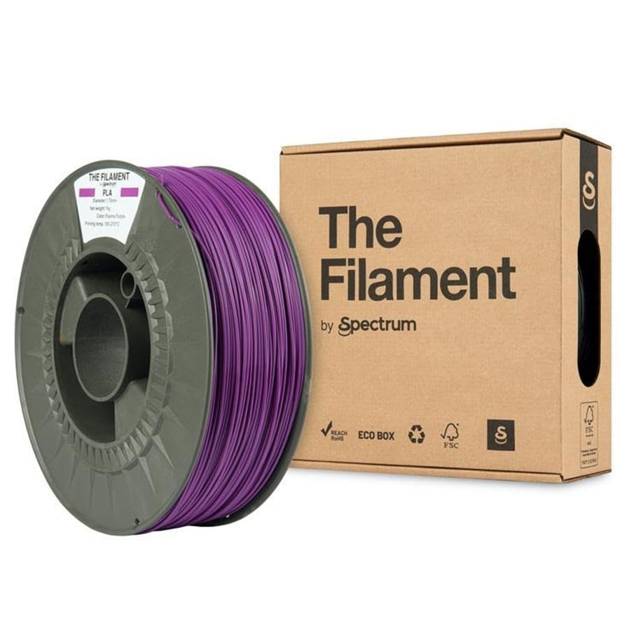 Filament - 3D Drucker - Spectrum The Filament / PLA / Plasma Purple / ⌀ 1.75 mm / 1 kg - TF-24014