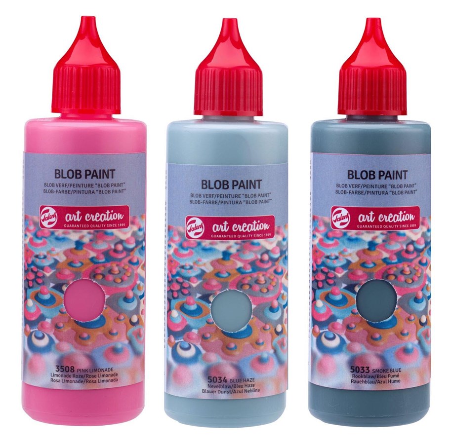 Utensilien zum Schreiben und Zeichnen - Talens Art Creation Blob Paint Pink 3 pcs. - 428900001