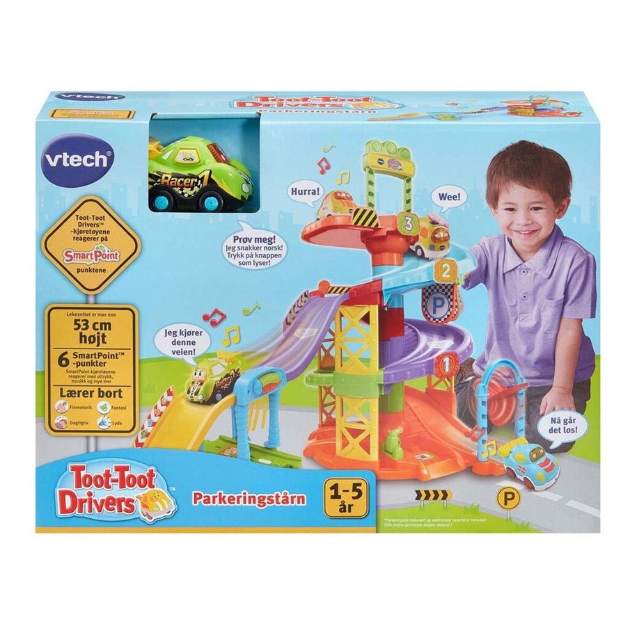Baby Spielzeug - VTech Toot Toot Driver Parkeringshus (NO) - 80-152769