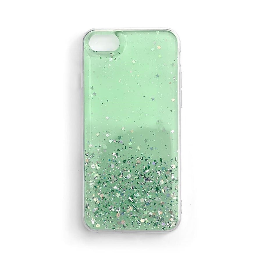 Handys - Cover & Cases - Wozinsky  Star Glitter Shiny Glitter Cover Cover with Glitter Samsung Galaxy S21+ 5G (S21 Plus 5G) Green - 9111201922709