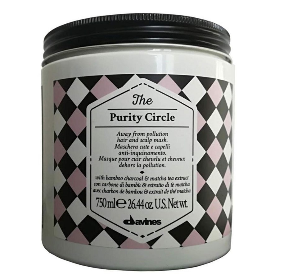 Haircare - Davines The Purity Circle Scalp Treatment Cream Mask – 750 ml - 8004608258186