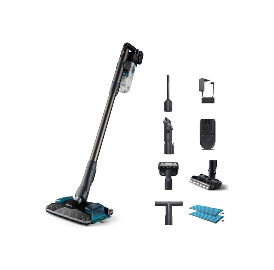 Handstaubsauger - Philips Handstaubsauger 8000 Series XC8055 - vacuum cleaner - cordless - stick/handheld - deep petrol - XC8055/01