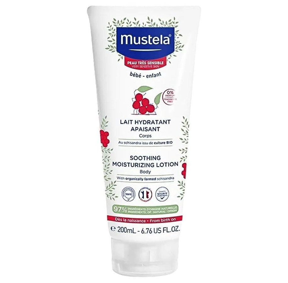 Körperpflege - Mustela Baby Soothing Body Milk med Schisandra – 200 ml - 3504105036454