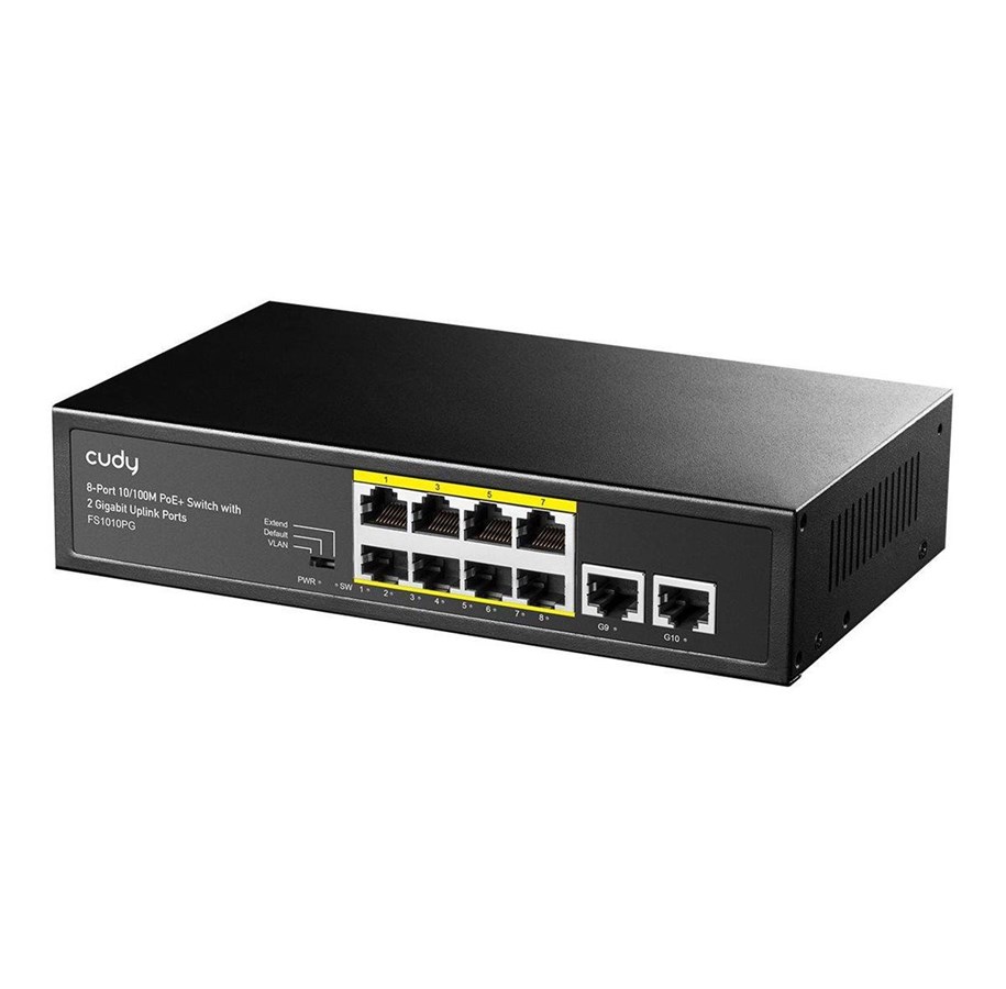 Switches - Cudy FS1010PG - 2.0 - switch - 10 ports - rack-mountable - FS1010PG